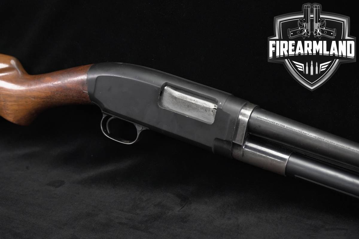 1917 WWI Winchester Model 1912 16-Gauge Blued & Walnut NICKEL STEEL BARREL
