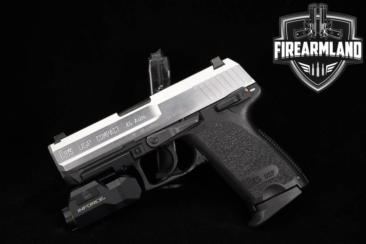 Heckler & Koch USP Compact Variant 6 H&K 45 ACP +2 MAGS, INFORCE LIGHT