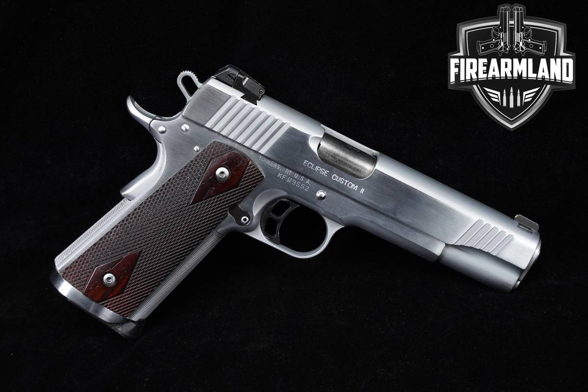 Kimber 1911 Eclipse Custom II 10mm 5" Match-Grade Stainless +HOLSTER