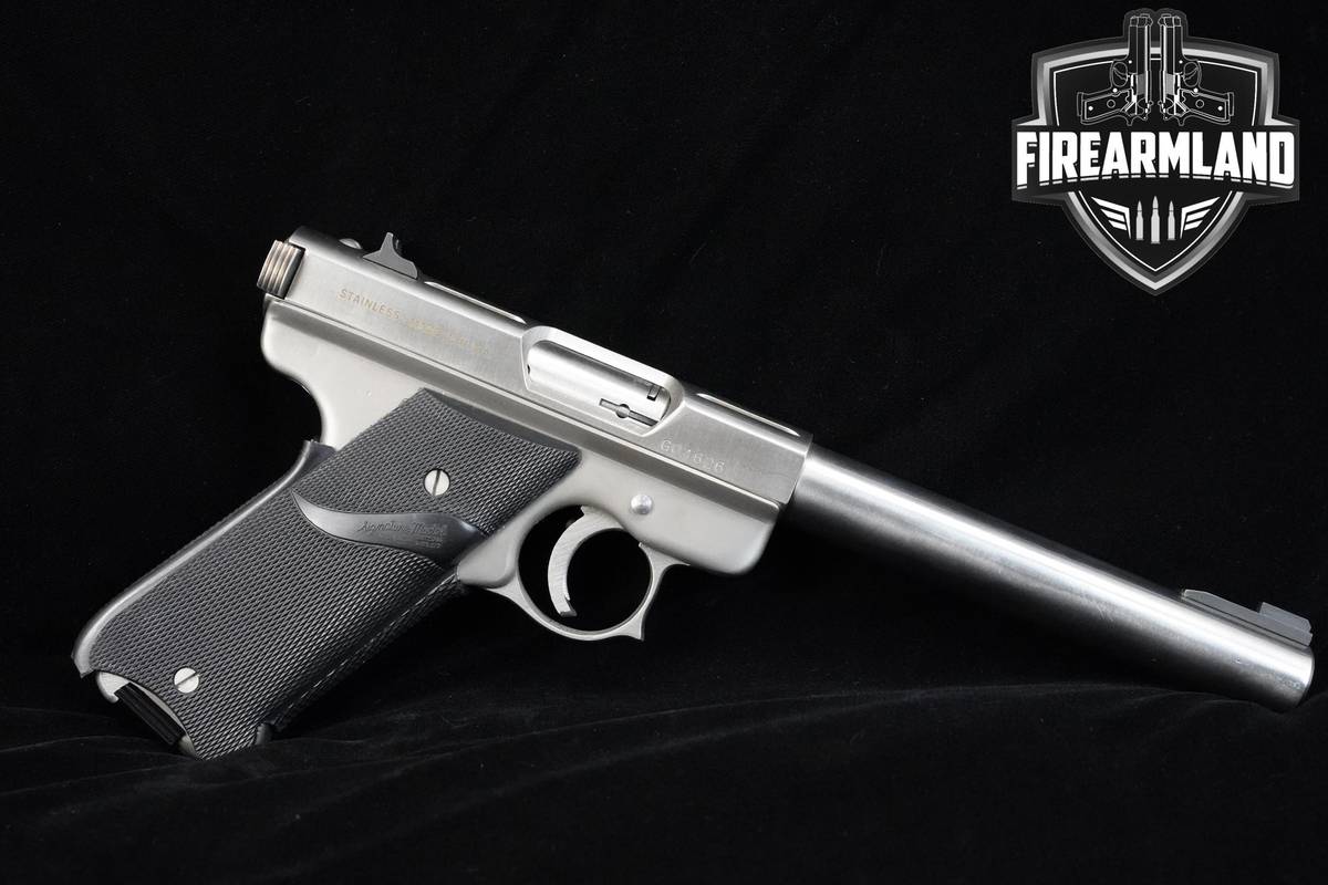 RETRO! Arcadia Machine & Tool AMT Lightning 22LR 6.5" Stainless AMT Mark-2