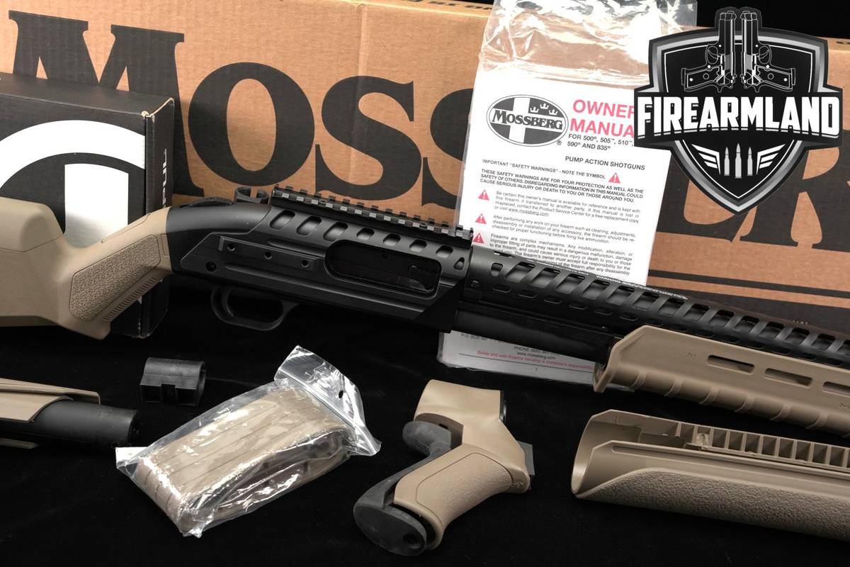 Mossberg Model 500 ATI Scorpion 12-Gauge 18.5" Black & FDE +ORIG BOX