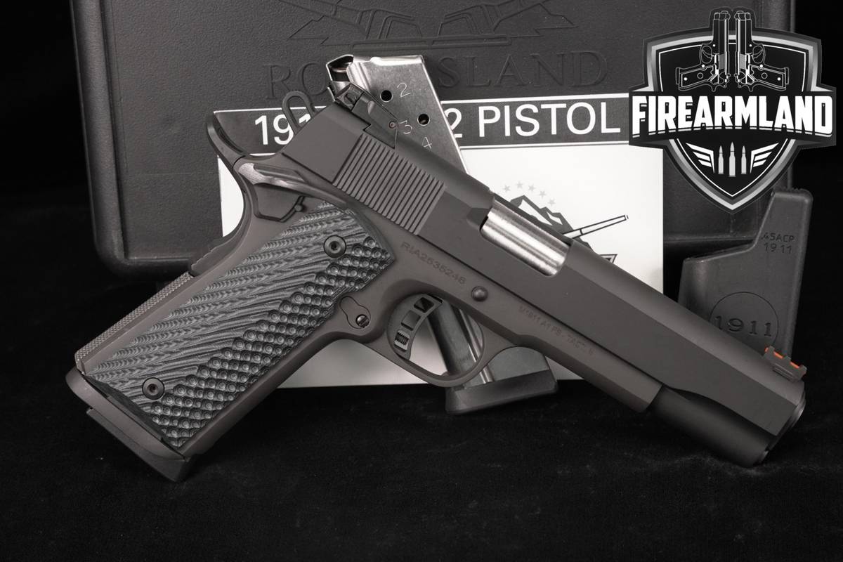 Rock Island Armory RIA M1911 A1 FS Tactical II 9mm 1911 +2 MAGS, ORIG CASE