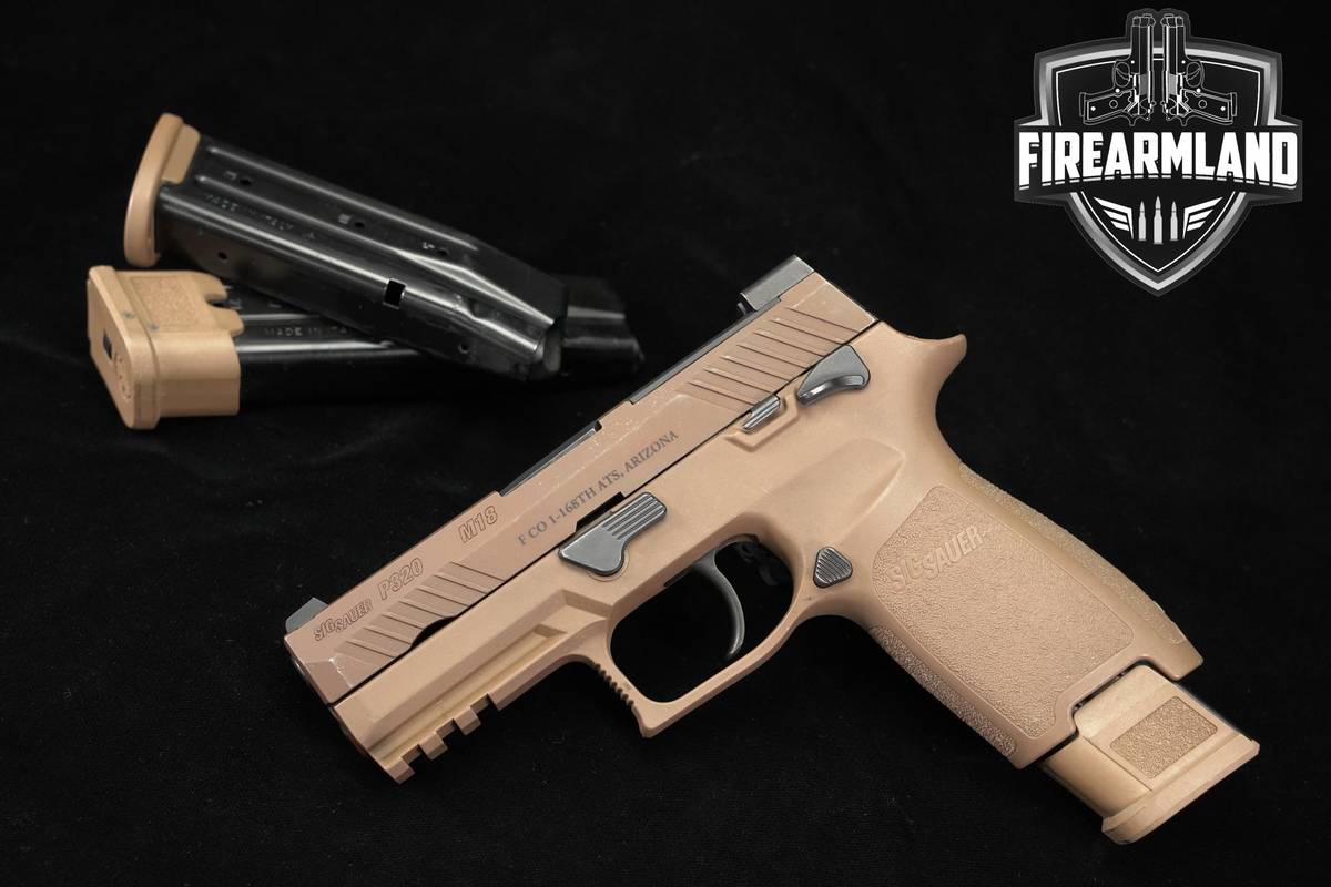 LIMITED! Sig Sauer P320-M18 1-168th Air Traffic Services 9mm 3.9" +3 MAGS