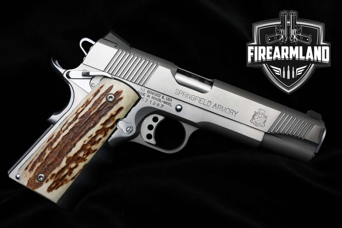ORIG CASE Springfield Armory 1911-A1 Loaded 45 ACP Springfield 45-ACP 2MAGS