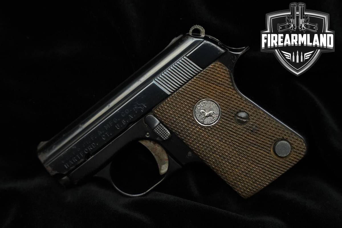 1971 Colt Automatic Caliber 25 2.25" Blued Colt Junior Vest Pocket