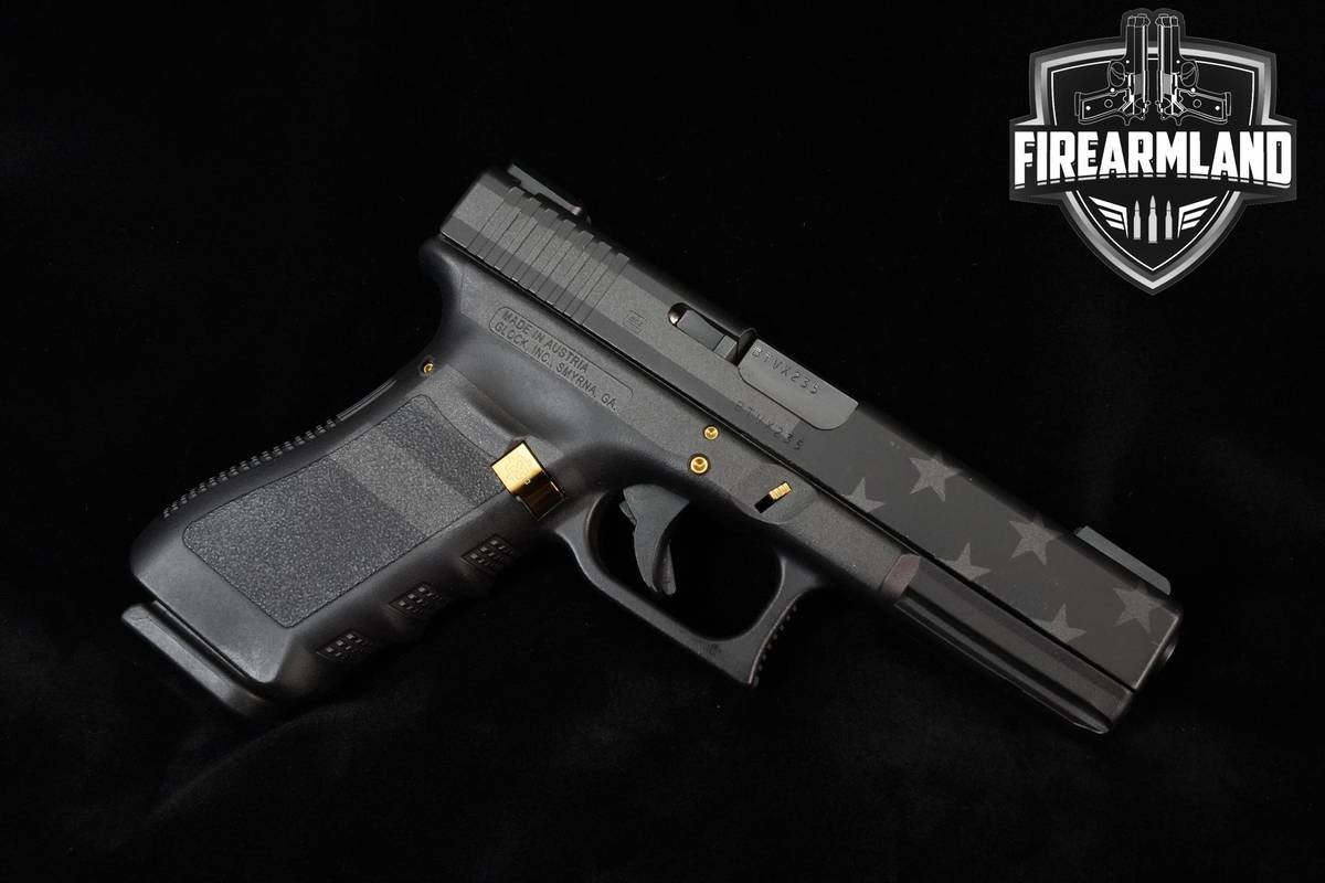 CUSTOM Glock 17 Gen3 9mm 4.49" American Flag Cerakote Glock-17 G17 Gen-3 