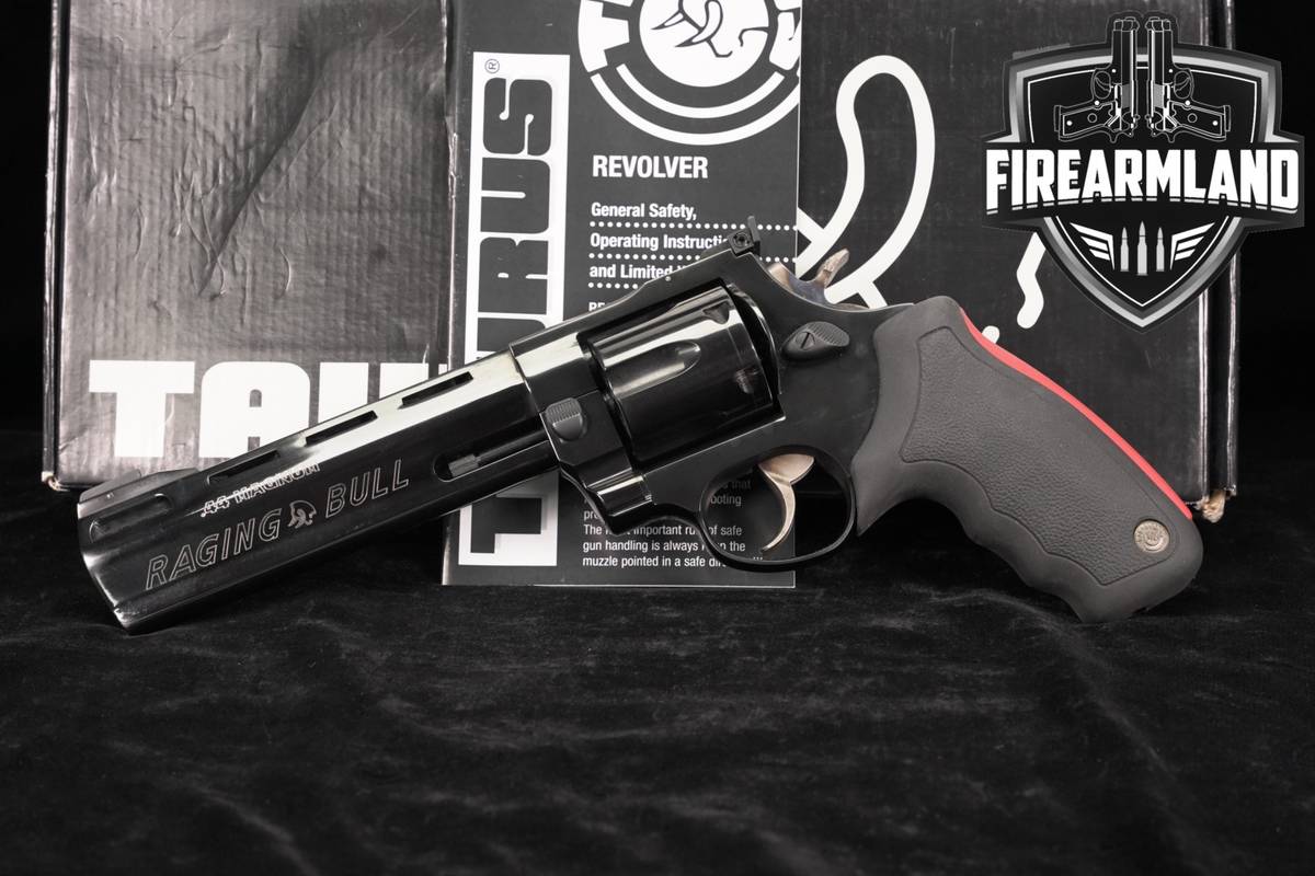Taurus Raging Bull 444 44 Rem Mag 6.5" Blued FACTORY PORTED +ORIG BOX