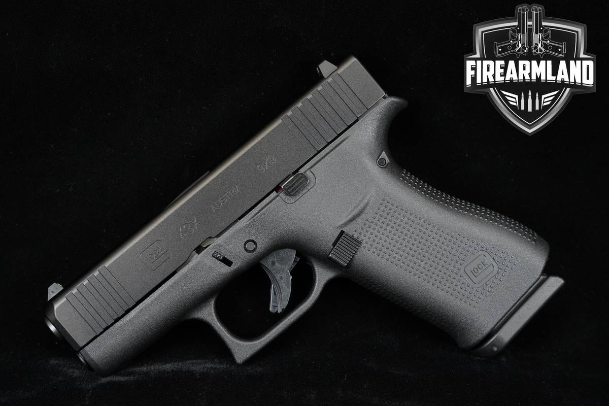 Glock G43X 9mm 3.41" G-43-X 43X Slimline+5 MAGS & ORIG CASE