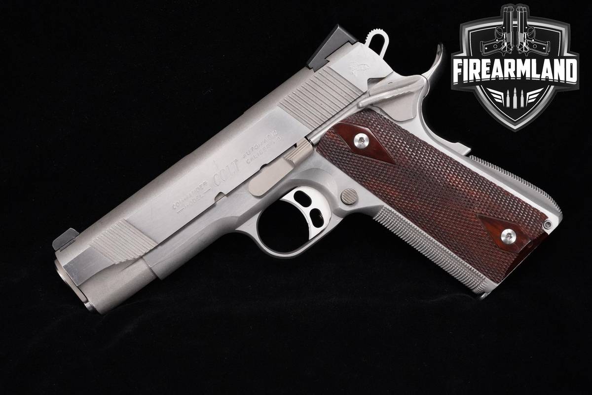 Colt Combat Commander 45 ACP 1911 Stainless Colt Combat Commander 1911