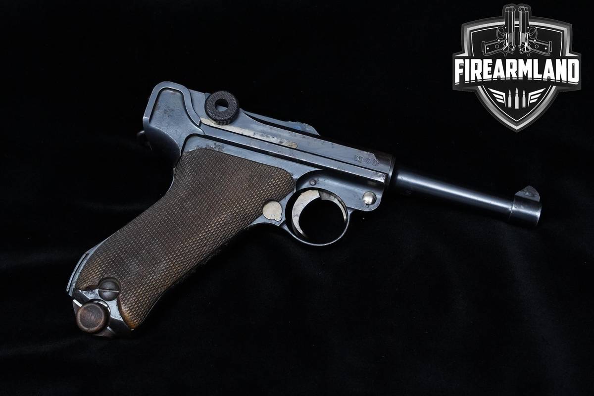 PRE-WWII MATCHING 1915 DWM P-08 Luger 9mm 4" Blued DWM P08 +HOLSTER