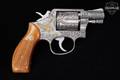 Smith & Wesson (S&W) Model 64-2 Custom Engraved .38 Spl. Stainless Steel in Excellent Condition Image 3