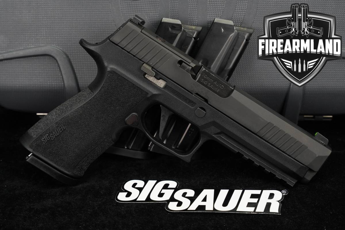 Sig Sauer P320-XTEN 10mm Optics-Ready X TEN X10 P 320 +3 MAGS & ORIG CASE
