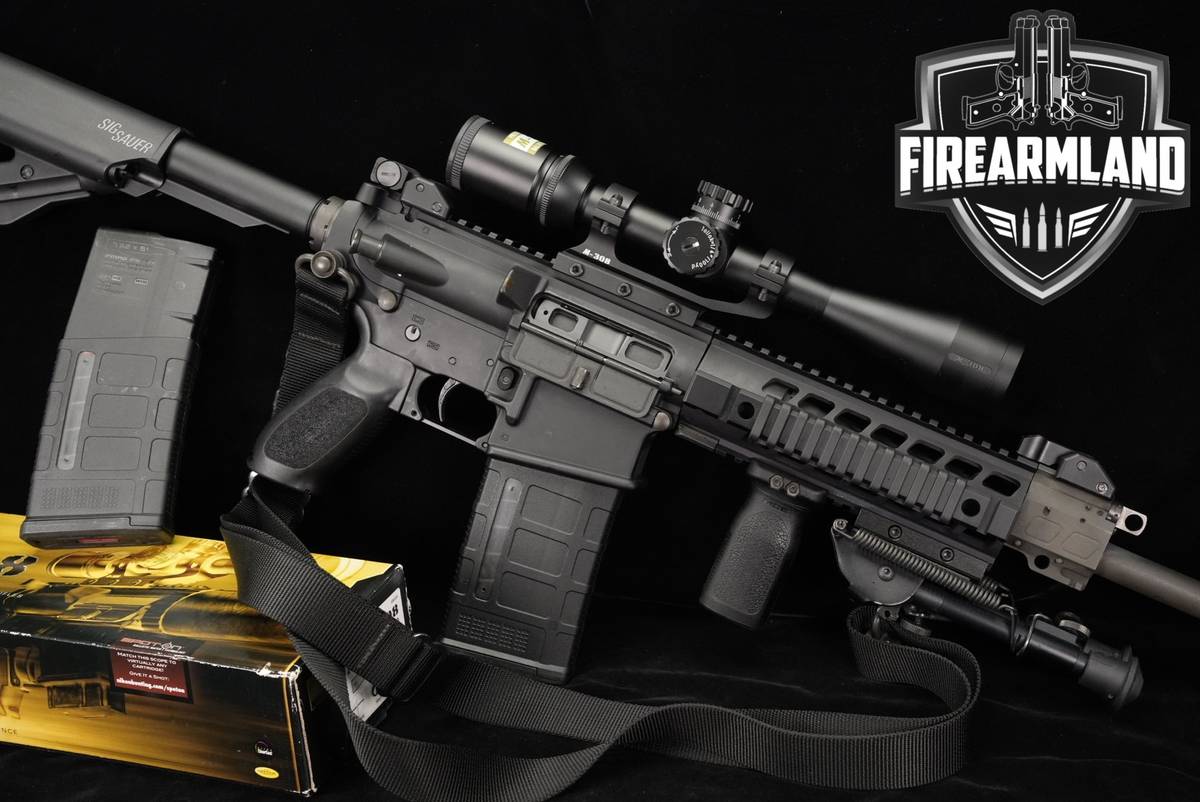 Sig Sauer SIG716 Patrol 7.62 NATO AR-10 AR10 16" 716 +2 MAGS, NIKON SCOPE