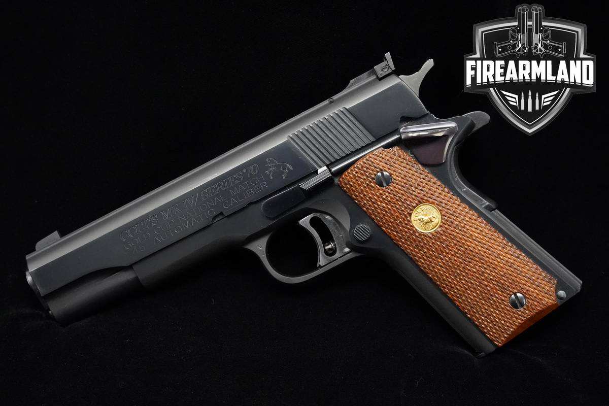 1976 Colt Gold Cup National Match Mk IV Series' 70 45 ACP 5" Colt +ORIG BOX