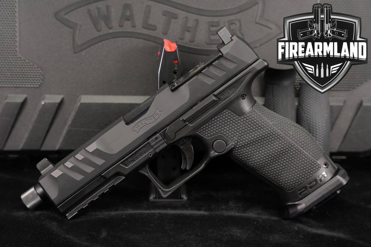 Walther PDP Full Size 9mm Optics-Ready THREADED +2 MAGS, ORIG CASE