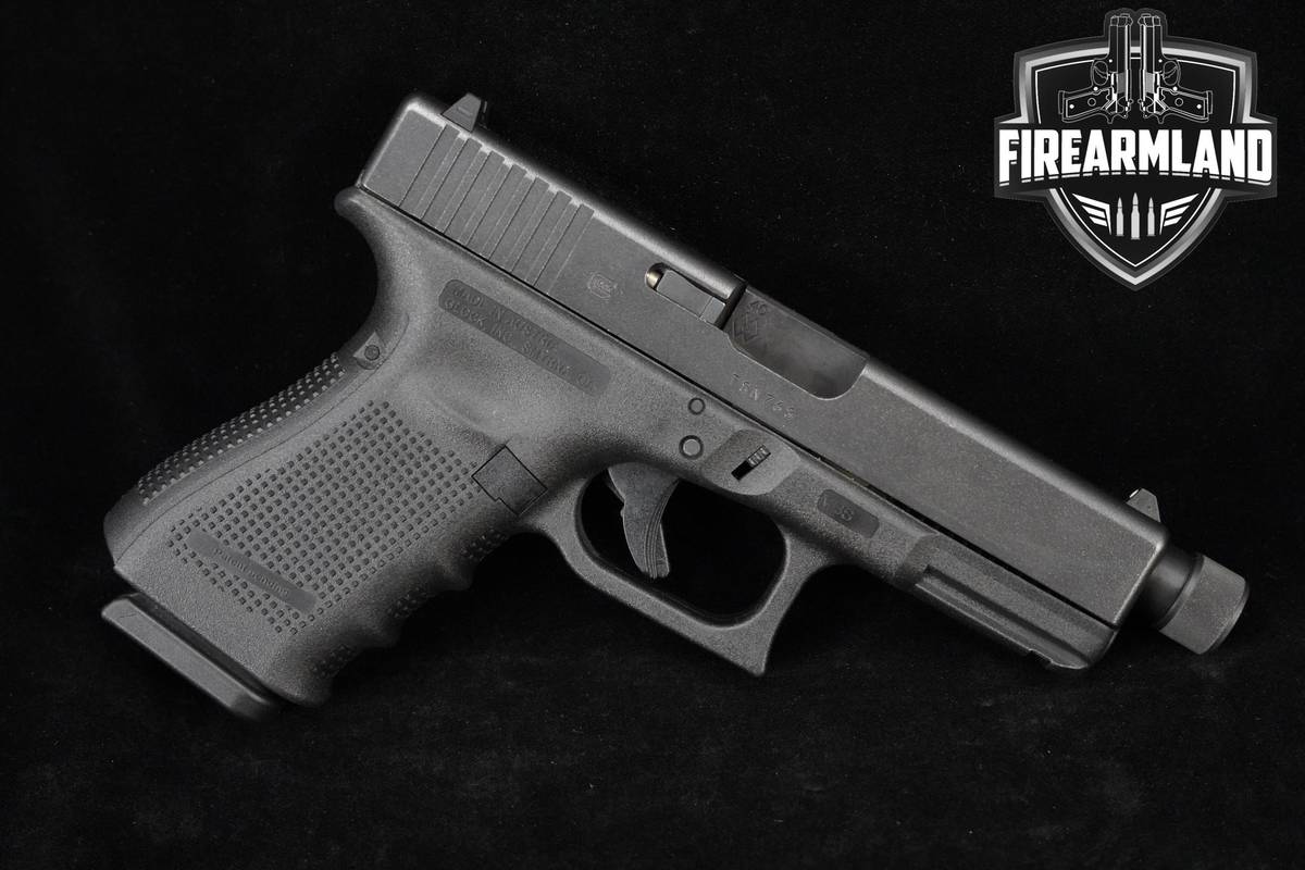 THREADED Glock 23 Gen4 40 S&W Glock 23-Gen-4 G23 G-23 +OWB HOLSTER