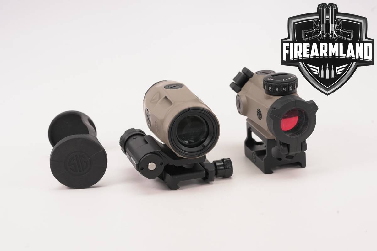 Sig Sauer Romeo-MSR & Juliet 3 Micro Combo 3x Magnification 2 MOA Red Dot