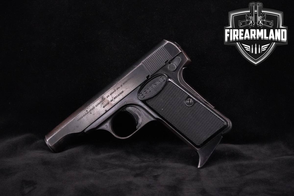 1969 Browning Model 1955 380 ACP 3.4" Blued FN-Browning Model 1955