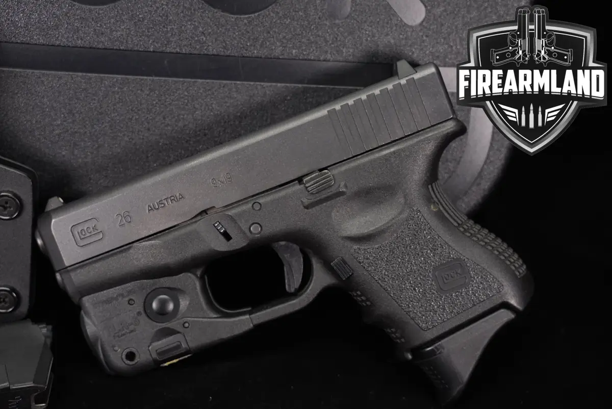 Glock 26 Gen3 G26 Gen 3 9mm 3.42" +2 MAGS, ORIG CASE, HOLSTER, STREAMLIGHT