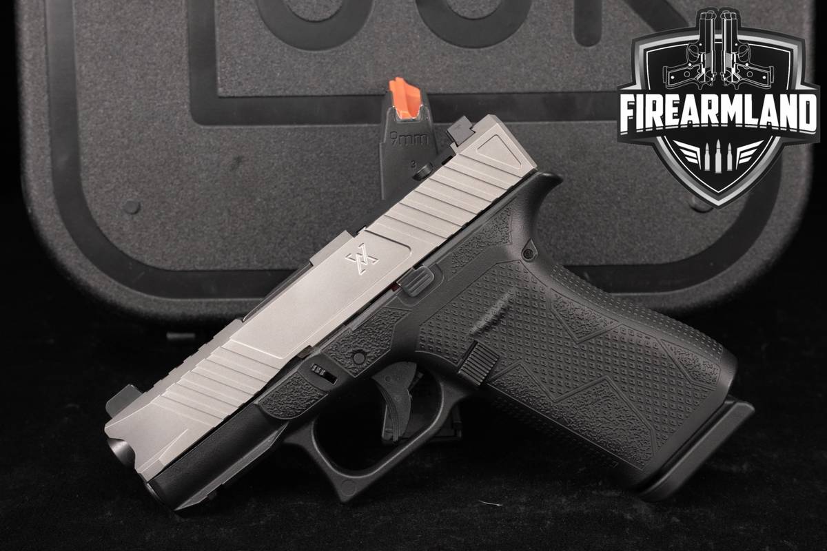 Glock 43X G43X 43-X Optics-Ready 9mm Satin Stainless +2 MAGS & ORIG CASE