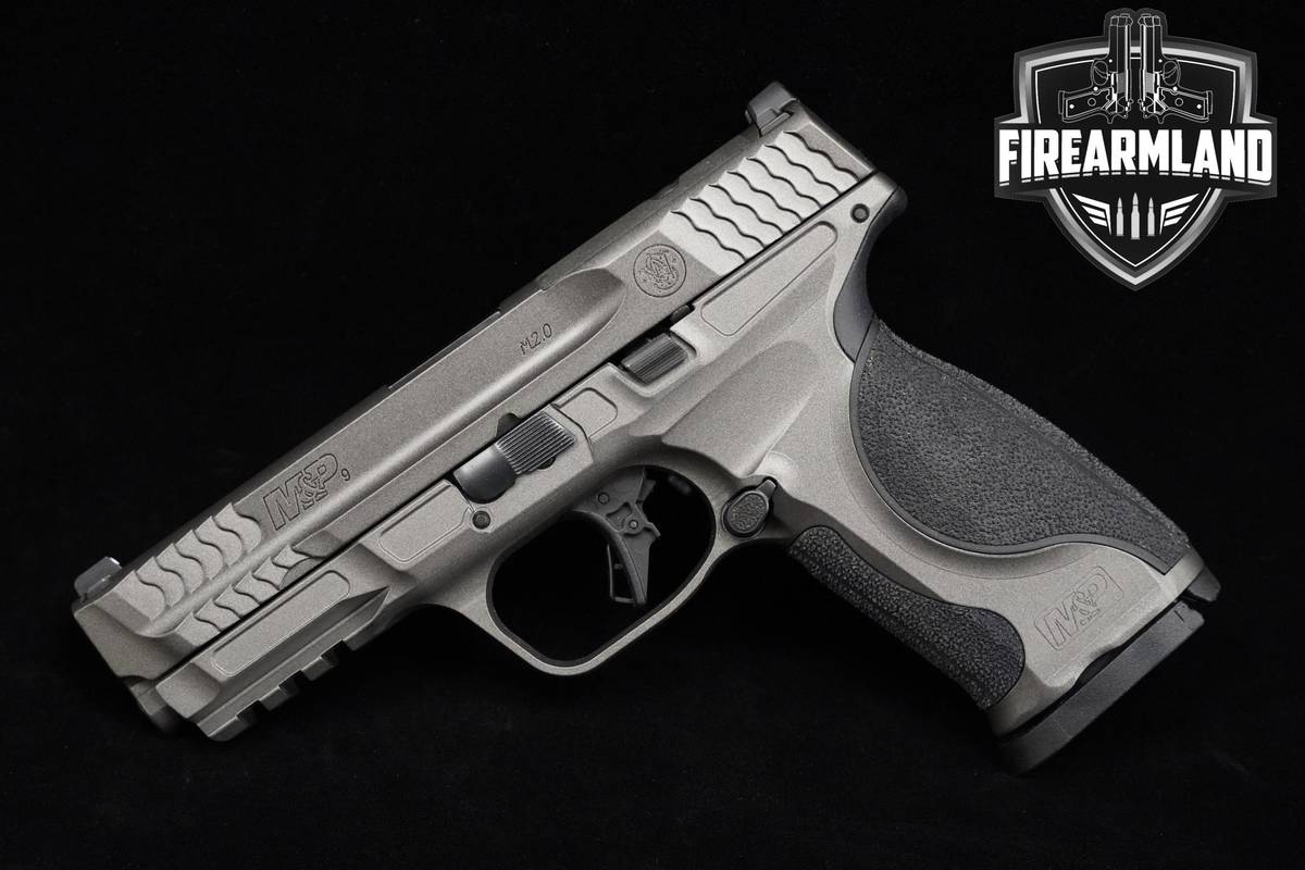 Smith & Wesson S&W M&P9 M2.0 9mm 4.25" Gray S&W +2 MAGS & ORIG BOX