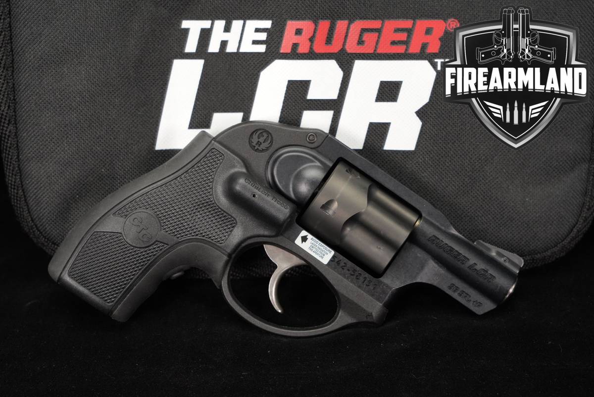 Ruger LCR 38 Special +P Crimson Trace Lasergrips 1.875" +CASE