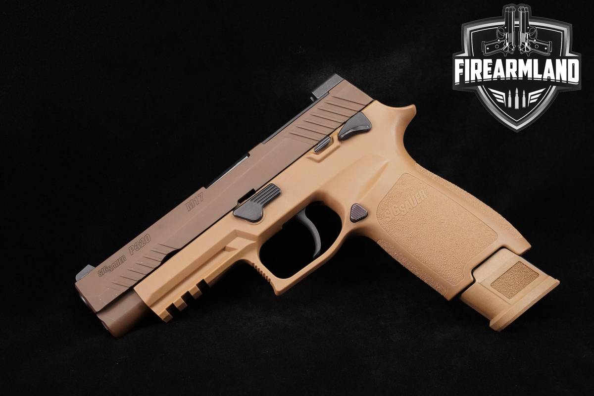 US ARMY ISSUE! Sig Sauer P320 M17 9mm 4.7" Coyote Tan P 320 M 17 +ORIG CASE