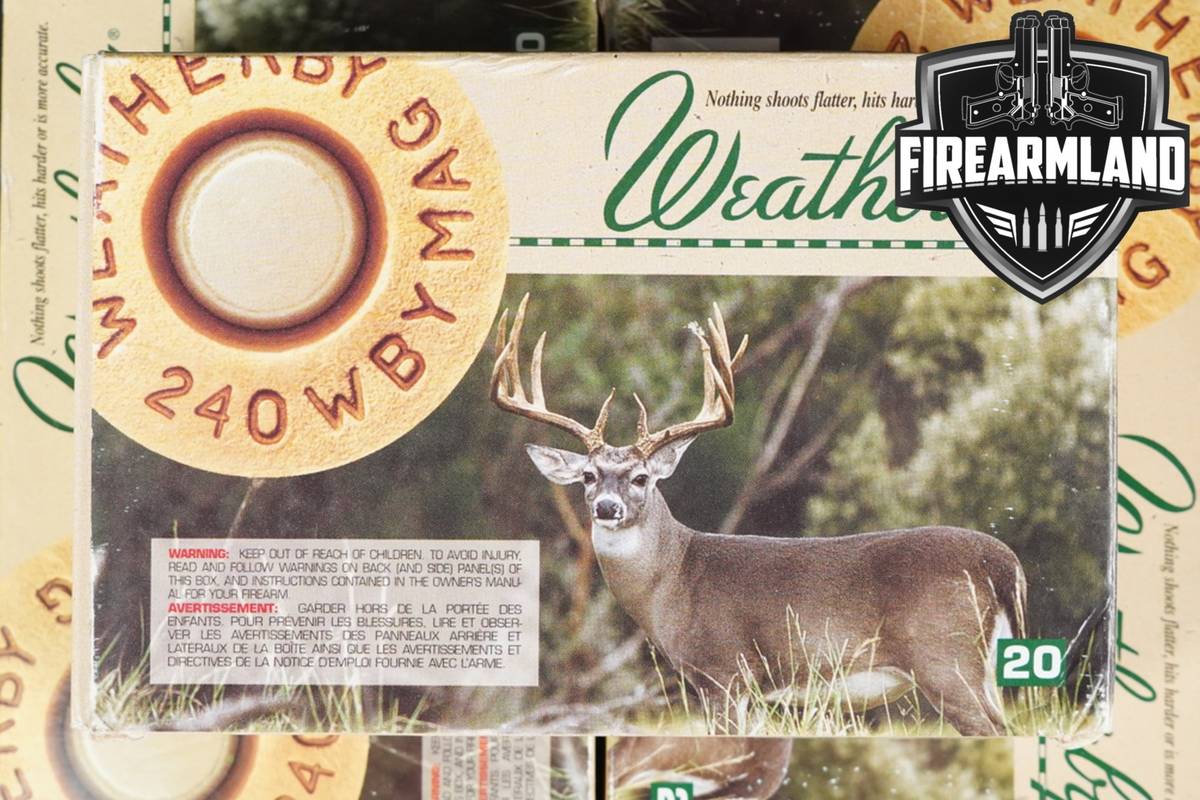 60 RDS! 240 Wby Magnum Ammo Mag Ammunition