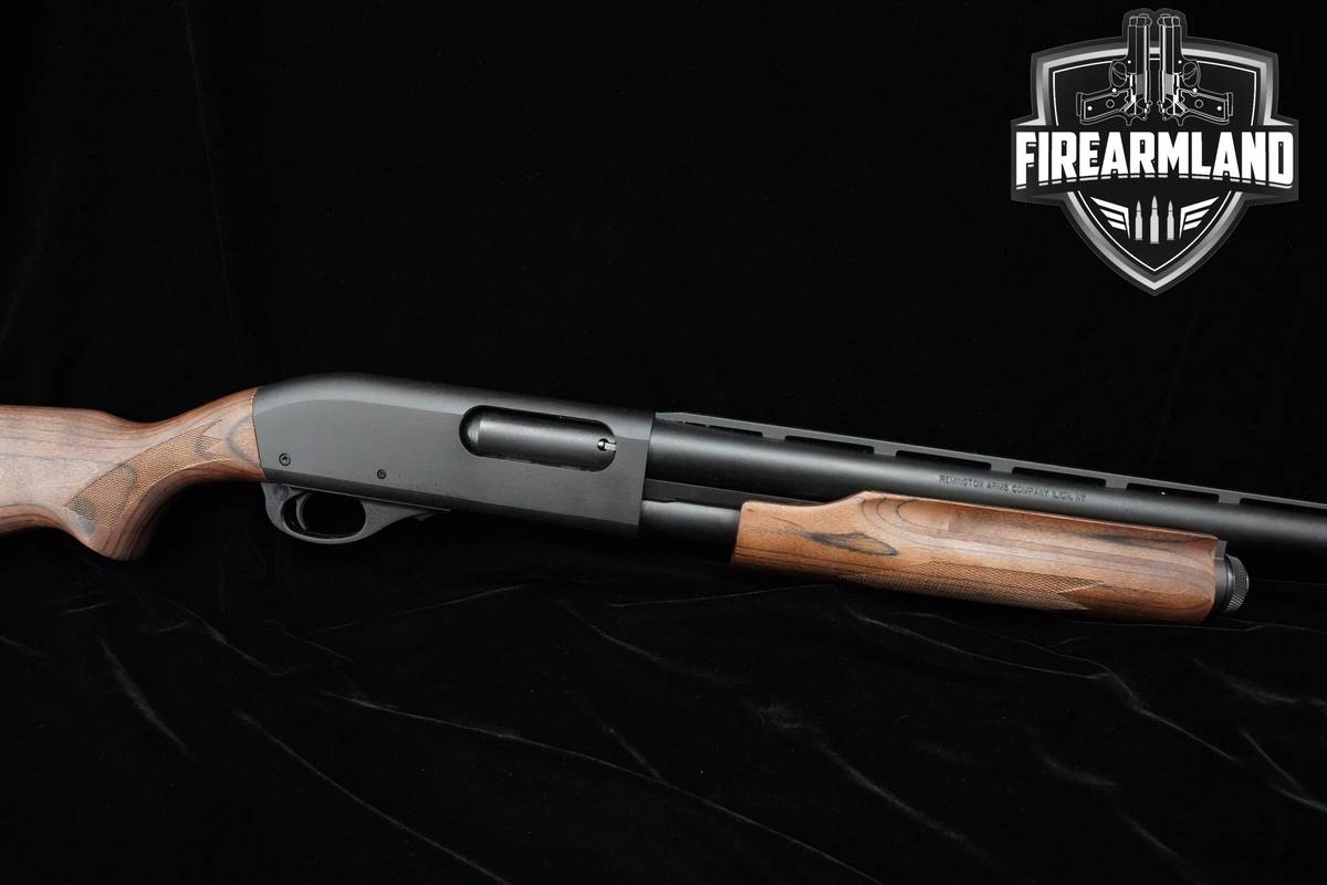 Remington Model 870 12-Gauge 25.5" Parkerized Remington 870 VENT RIB