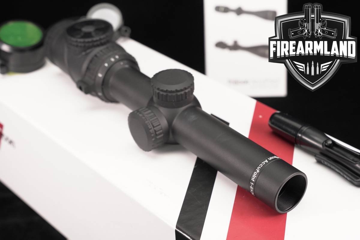 Trijicon Accupoint 1-6x24 Mil-Dot Crosshair W/ Green Reticle SFP LPVO Scope
