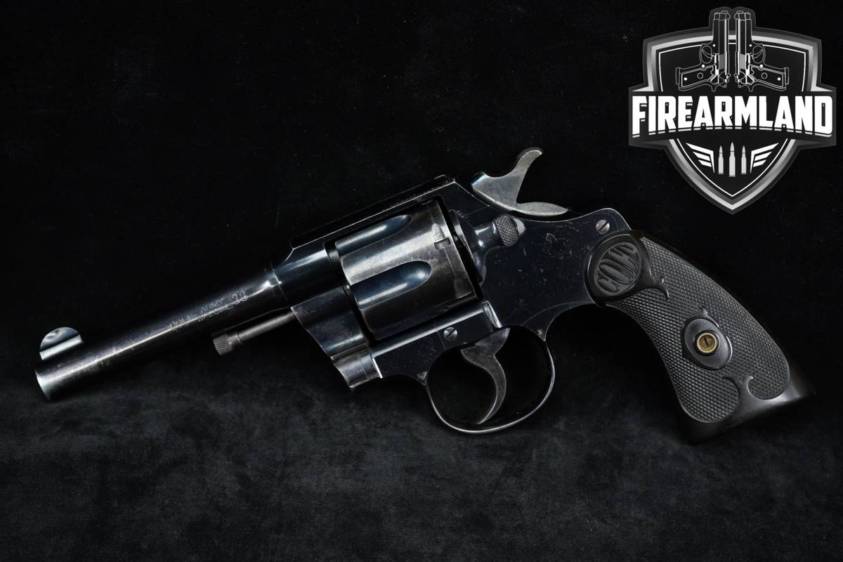 PRE-WWI VINTAGE 1912 Colt Army Special 38Special 4.5" Royal Blue DA/SA