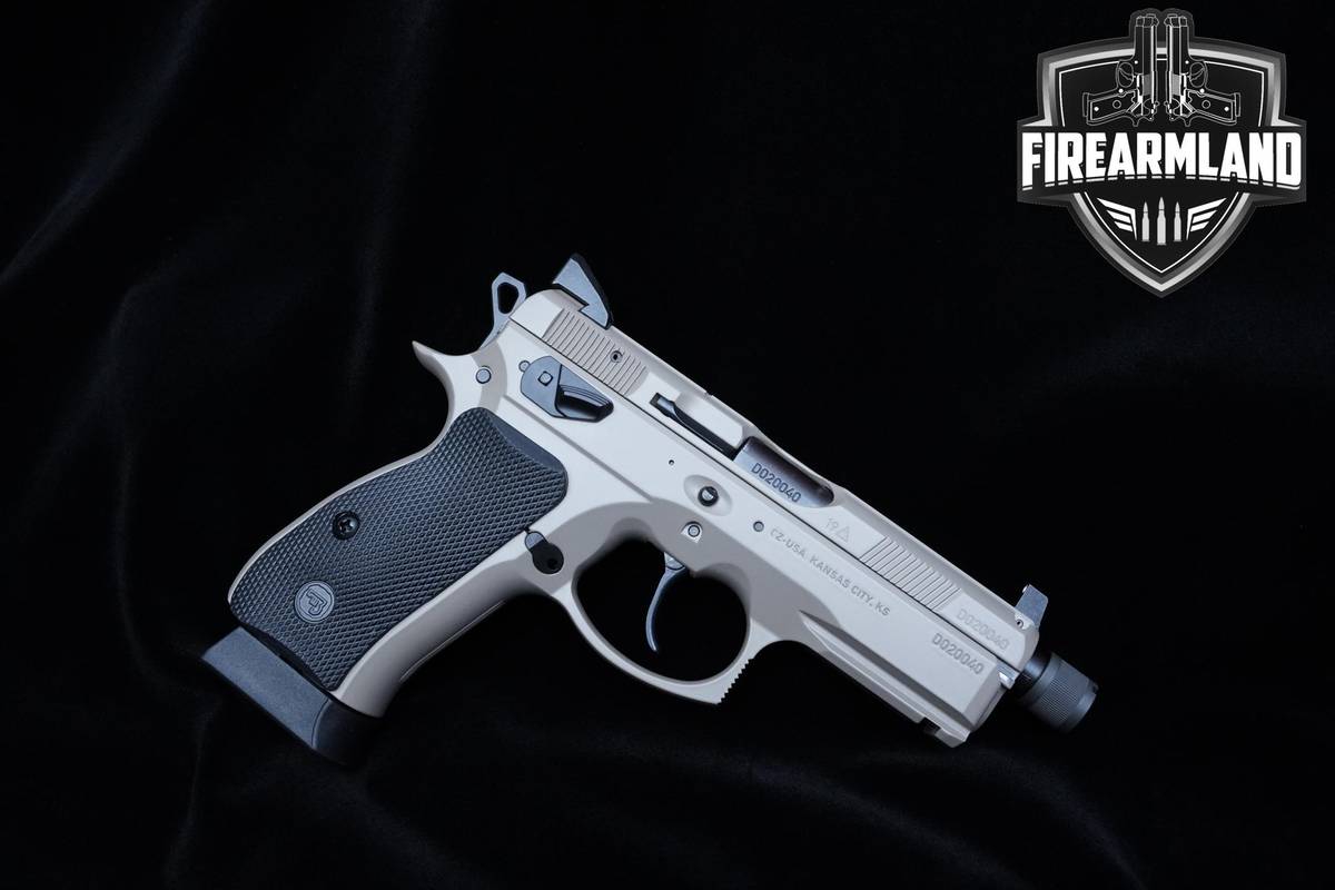 CZ 75 P-01 Omega Suppressor-Ready Urban Grey 9mm 4.4" Urban Grey 75 CZ P-01
