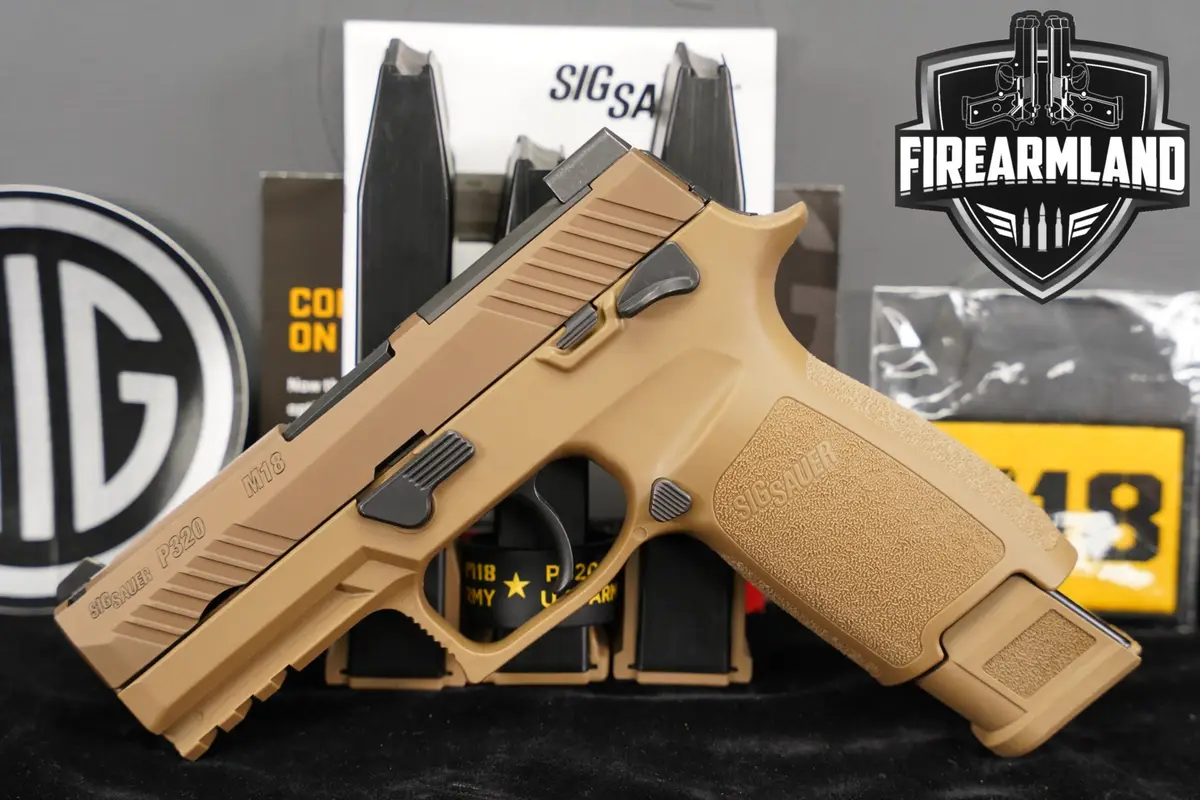 Sig Sauer P320-M18 9mm Optics-Ready Tan P 320 M 18 +4 MAGS & ORIG CASE