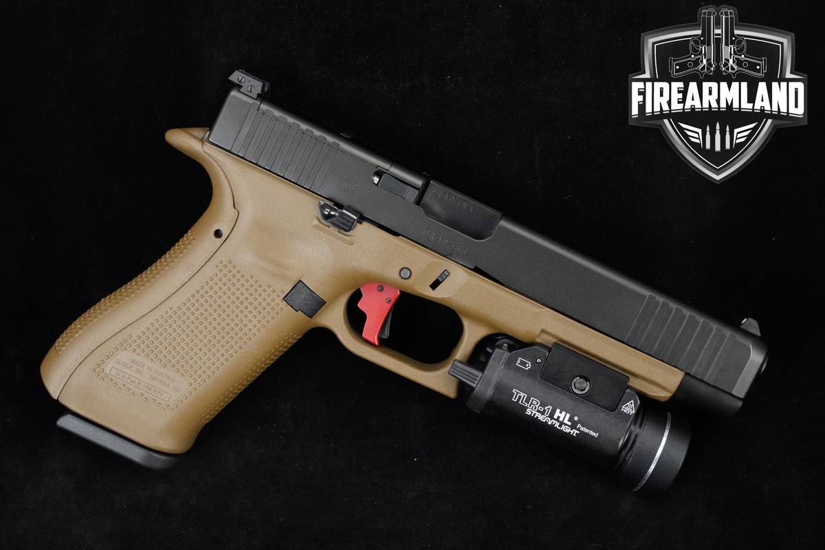 Glock G34 Gen 5 MOS 9mm FDE Glock 34 G-34 Gen5 G34 Gen-5 +WEAPON LIGHT