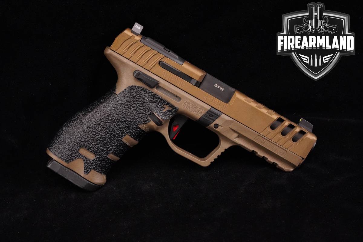 GLOCK STYLE! Sarsilmaz SAR SAR9 Gen 3 Bronze 9mm 4.4" CERAKOTE