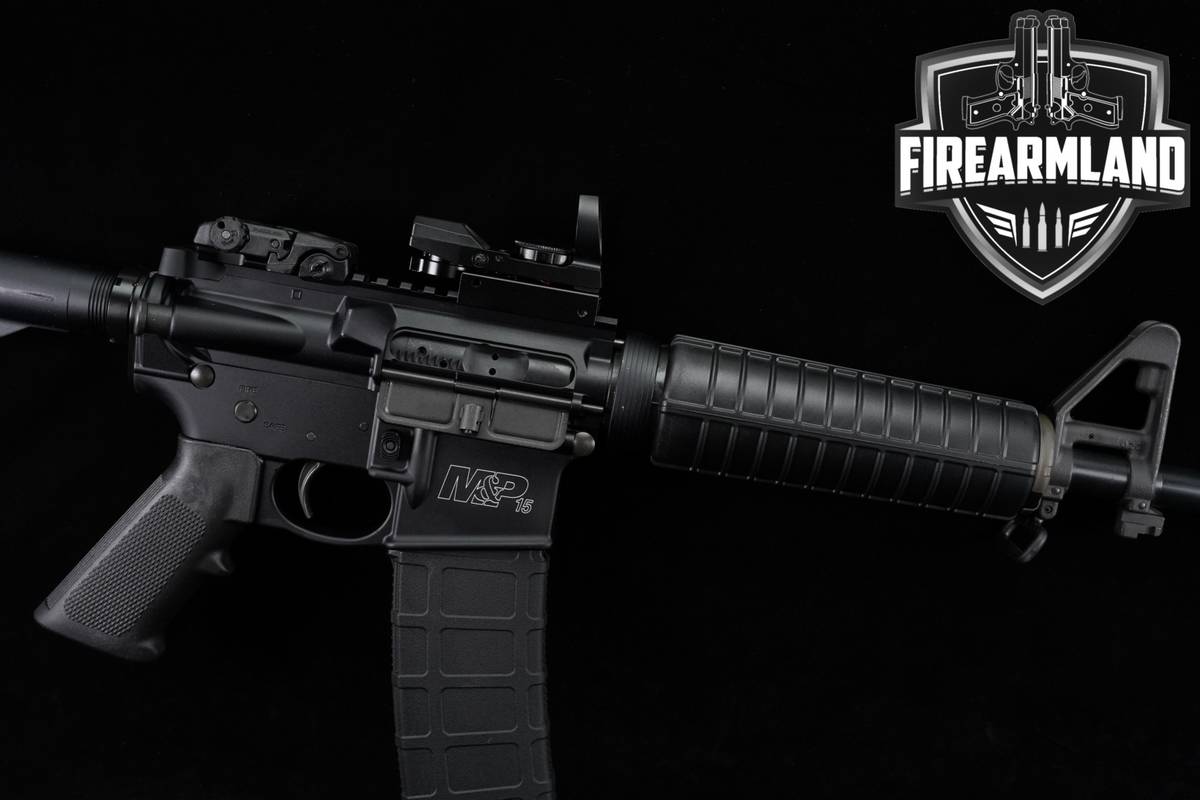 Smith & Wesson S&W M&P-15 5.56 NATO AR15 16" M&P15 +ORIG CASE & OPTIC
