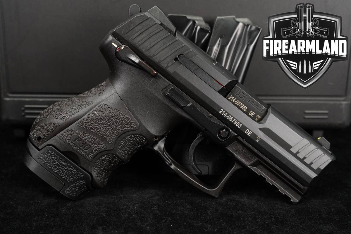 Heckler & Koch P30SK S V3 9mm H&K P30-SK 3.27" +3 MAGS & ORIG CASE
