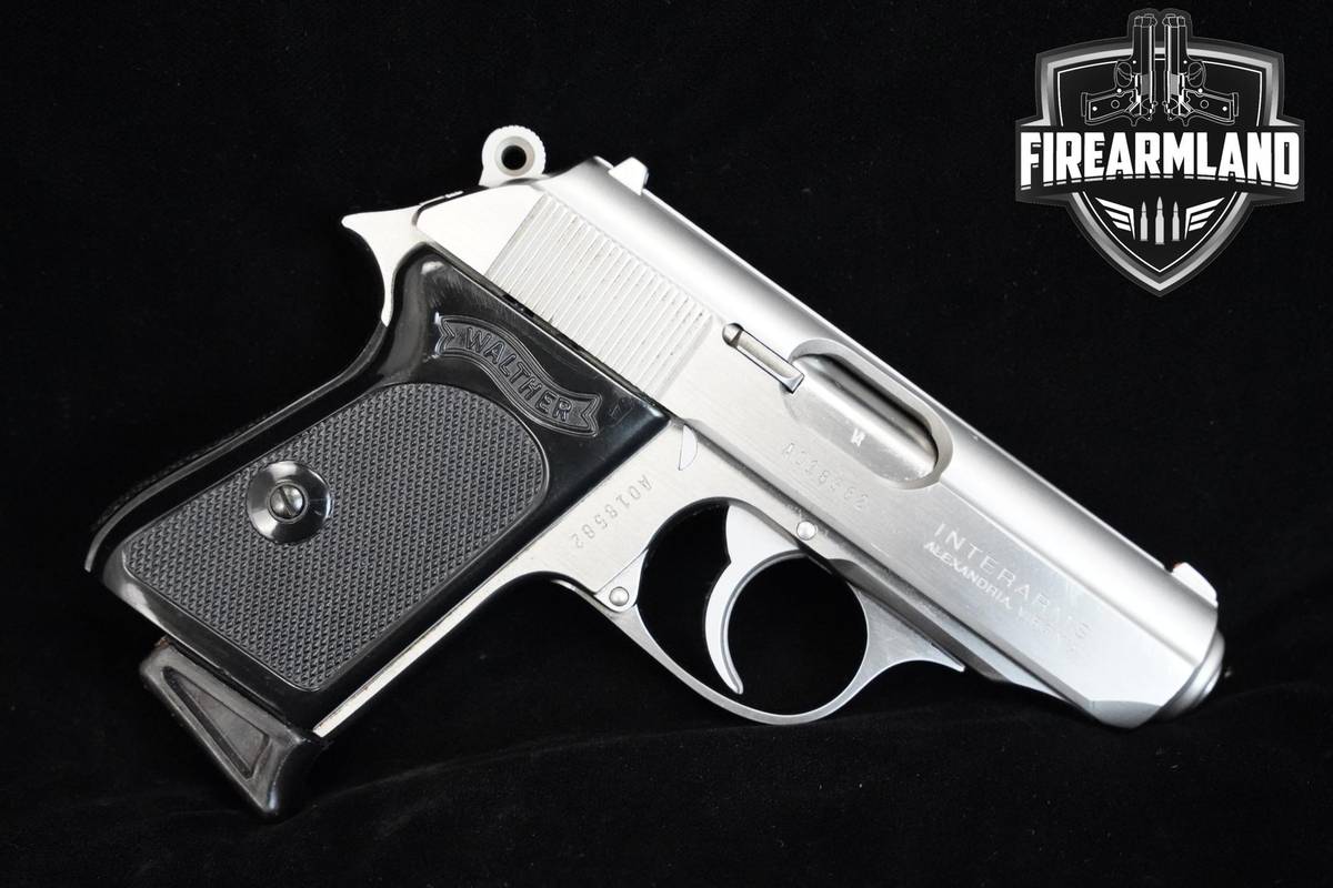 Walther PPK/S 380 ACP 3.3" Stainless Steel Walther DA/SA SUB-COMPACT CCW