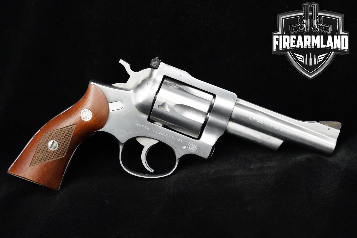 Ruger Security-Six 357 Magnum 4" Stainless Steel Ruger Security6 Security-6