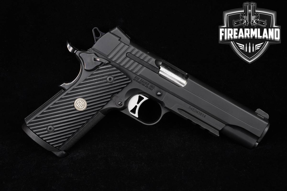 DISCONTINUED Sig Sauer 1911 TACOPS Full-Size 10mm 5" +3 MAGS & ORIG CASE