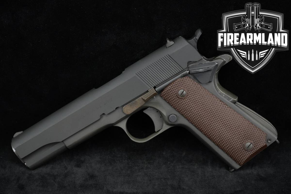 US ARMY Auto Ordnance 1911A1 WWII Parkerized 45 ACP 1911 5" A1 ORIG CASE