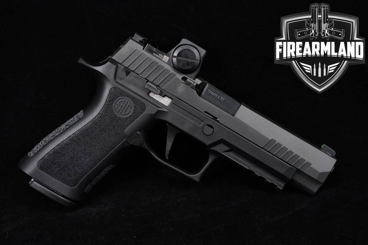 LIKE-NEW Sig Sauer P320 XSeries FULL 9mm 4.7" +3 MAGS, ORIG CASE & ROMEO-X