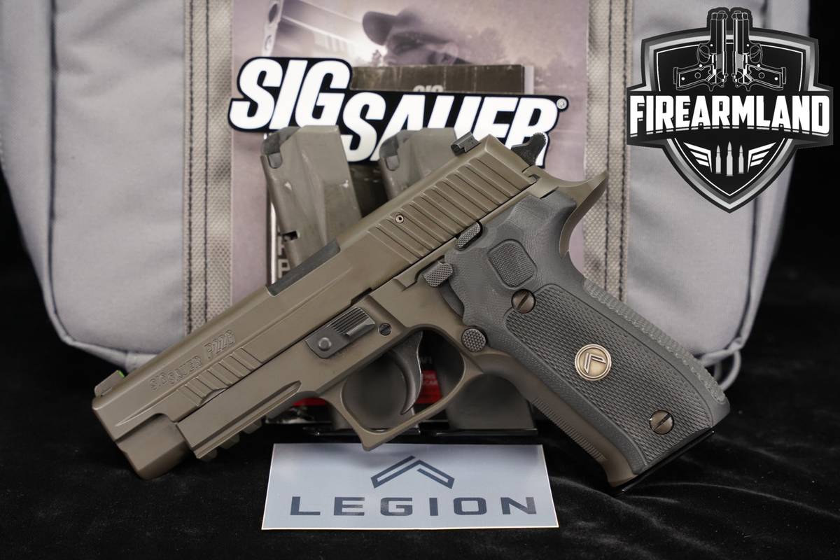 Sig Sauer P226 Legion 9mm 4.4" P 226 SRT +3 MAGS & ORIG CASE
