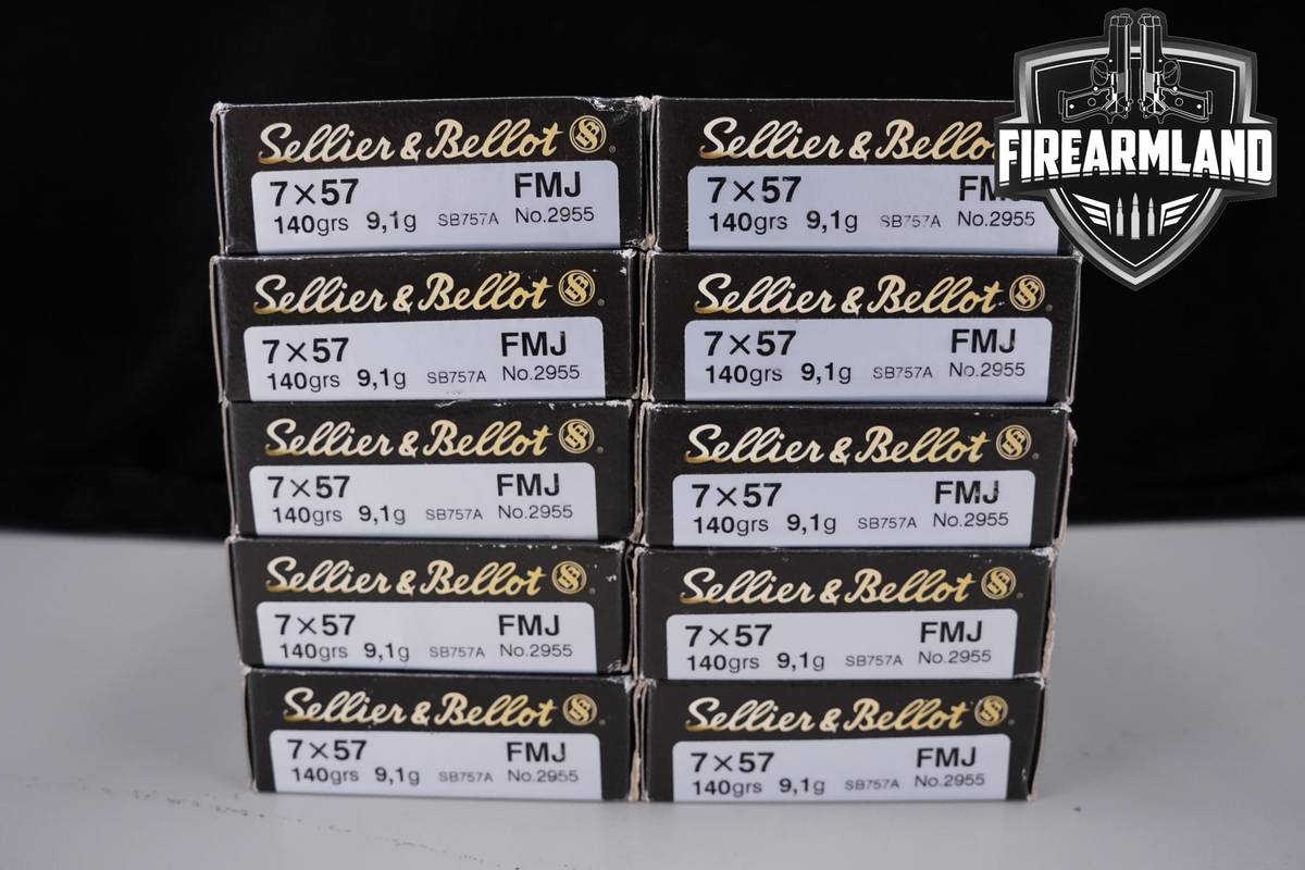 200 RDS! 7mm Mauser (7x57mm) Ammo