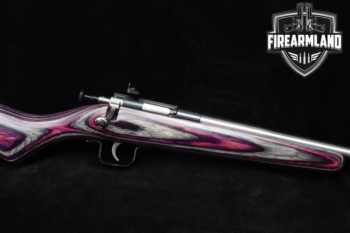 Keystone Sporting Arms Crickett Purple Laminate SS 22LR Crickett +ORIG BOX