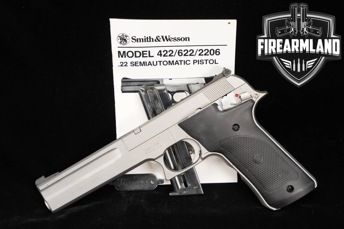 Smith & Wesson Model 2206 Target 22LR S&W M2206 Stainless +2 MAGS