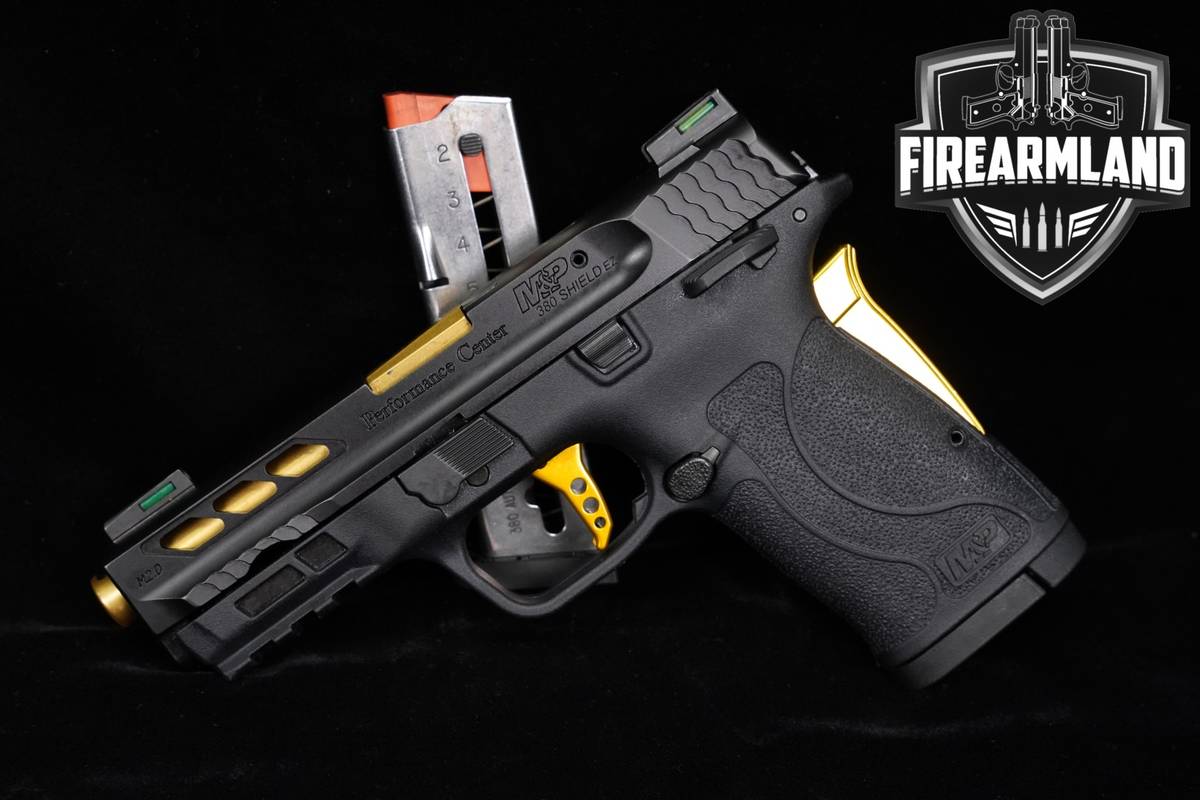 Smith & Wesson M&P 380 Shield EZ Performance Center M2.0 S&W 380ACP GOLD