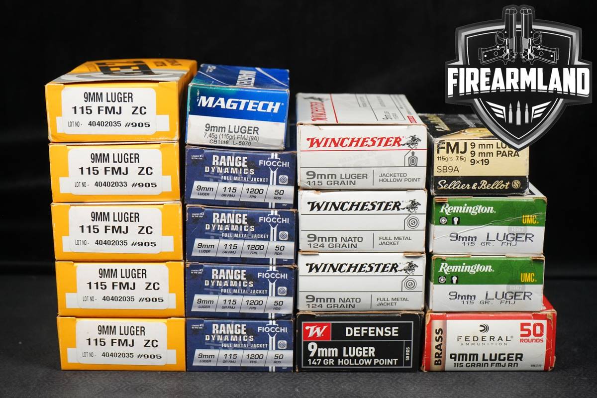 900 RDS! 9mm Ammo 9-mm Ammunition