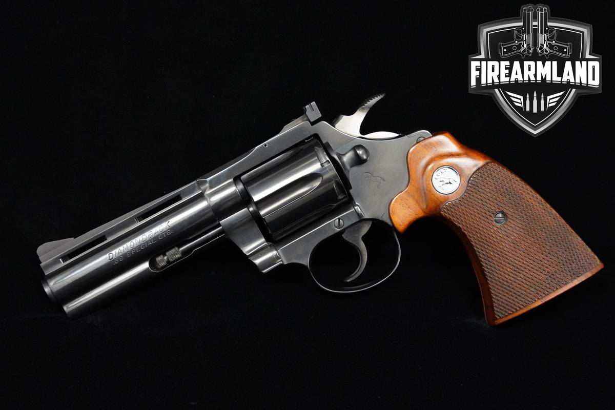 BEAUTIFUL 1970 Colt Diamondback 38 Special 4" Blued Colt VENT RIB DA/SA