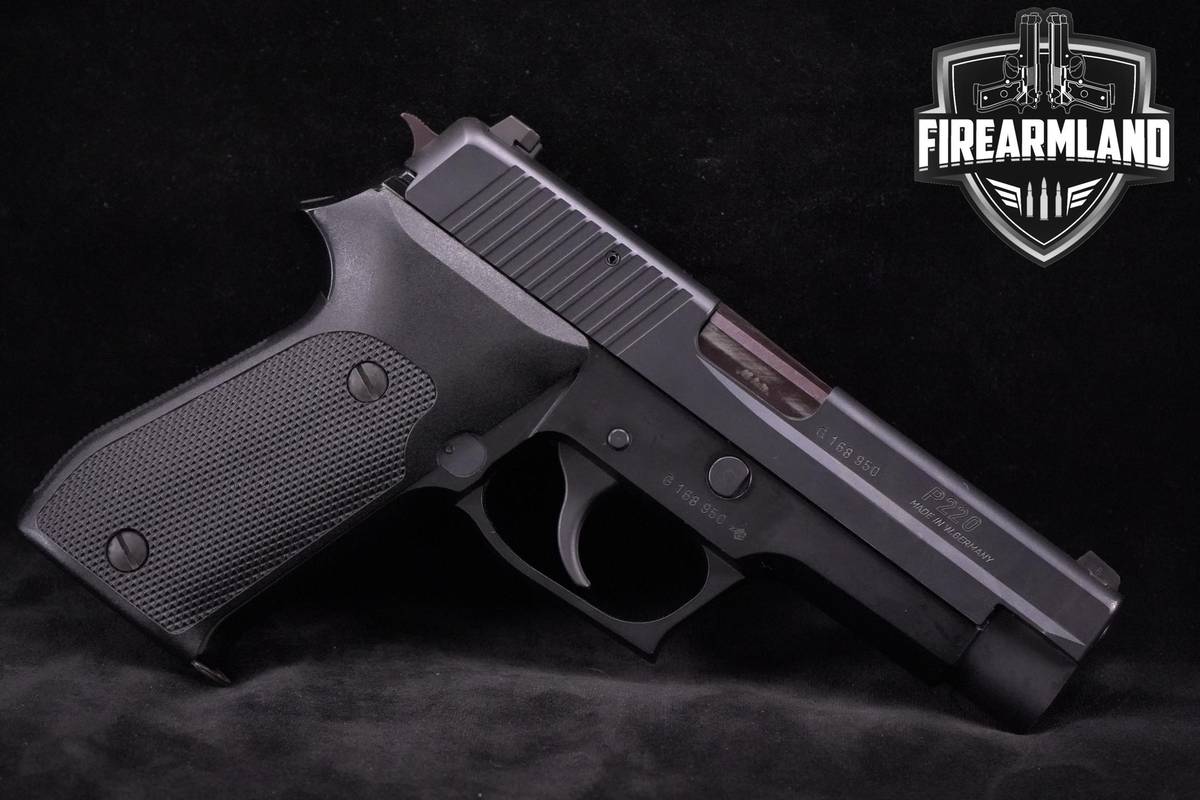1990 Sig Sauer P220 45 ACP 4.9" P220 P-220 +2 MAGS